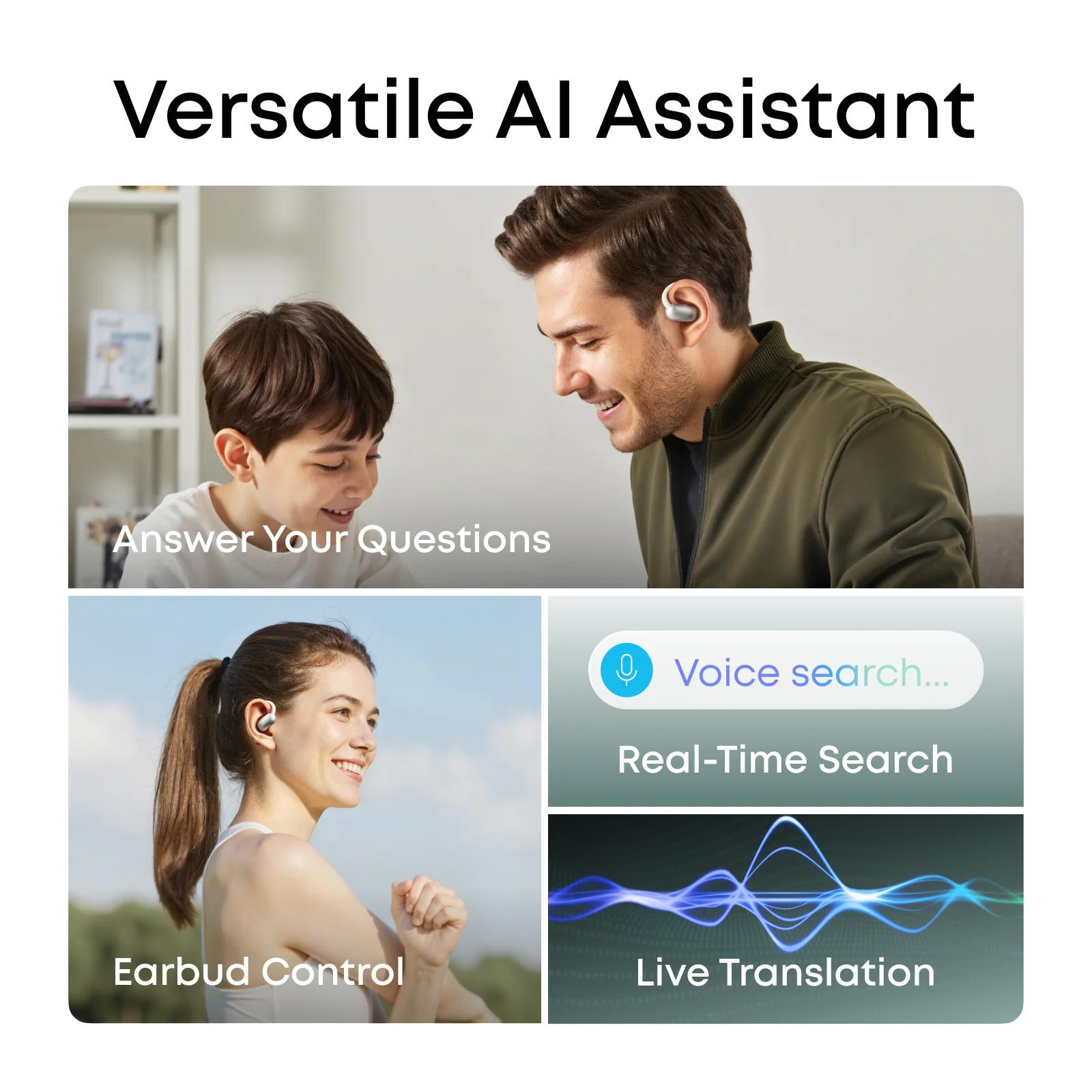 soundcore AeroFit 2 AI Assistant | Open-Ear Headphones, AI Translation - Image 12