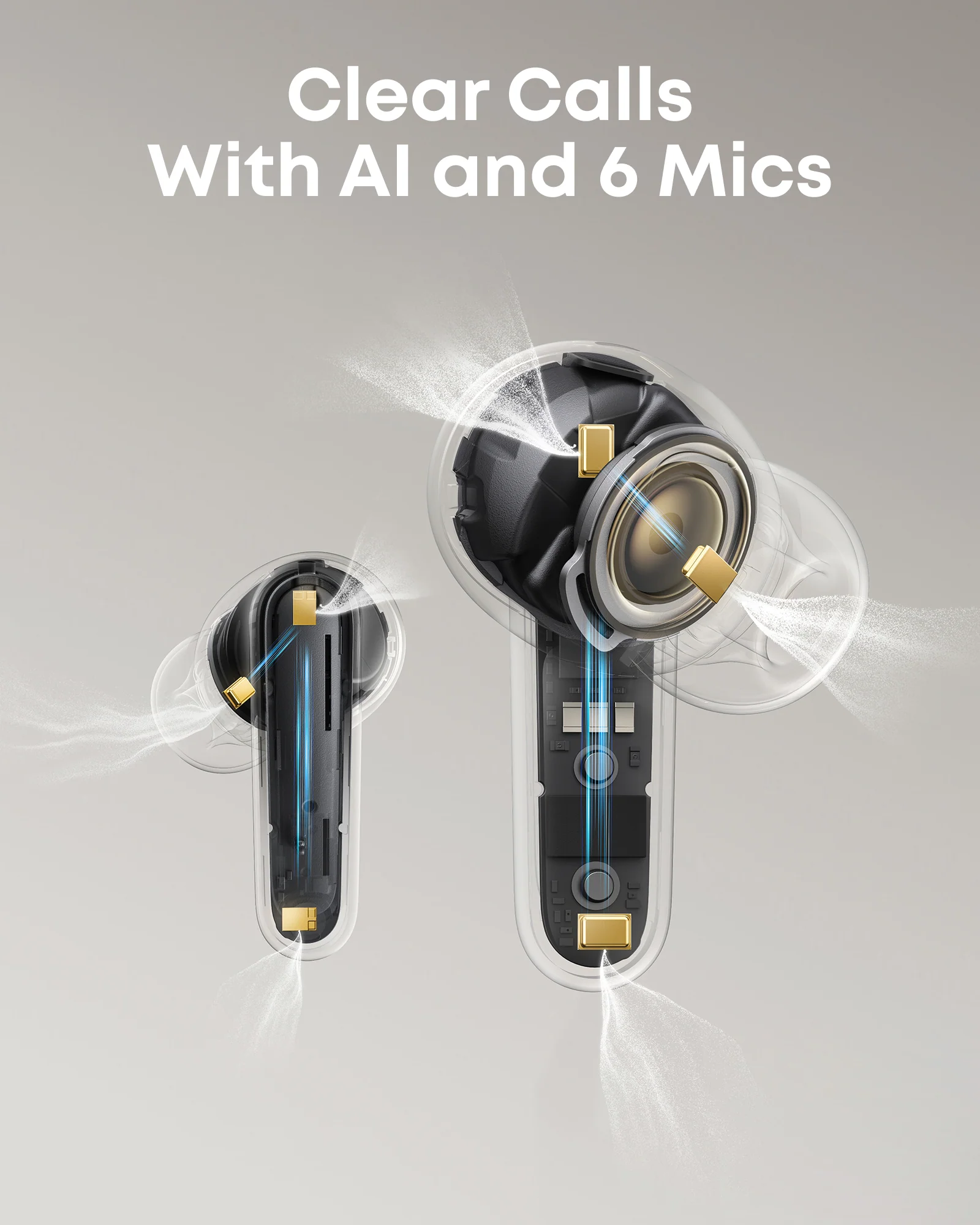 soundcore P41i | Noise Cancelling Earbuds with Portable Phone Charger (Built-in USB-C Cable, Lightning Adapter) - Image 12
